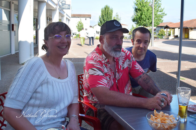 Naia Fellah, Niko Tackian et Benoit Lacoste